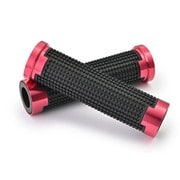 38500 [GRIPPY GRIP GG-D-AL-CROSS（全長125mm）（φ22.2ハンドル用）エンド貫通 カラー：レッド]