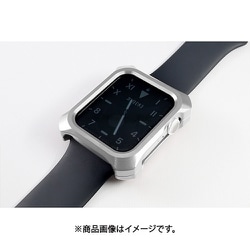 GW-506 [Solid bumper for Apple Watch シルバー（45mm、Series7.8用） Apple Watchケース アルミ削り出し]