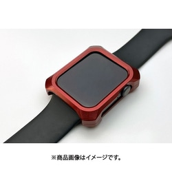 GW-511 [Solid bumper for Apple Watch レッド（45mm、Series7.8用） Apple Watchケース アルミ削り出し]