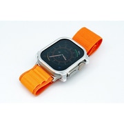 GW-514 [Solid bumper for Apple Watch Ultra シルバー（Ultra用、49mm） Apple Watchケース アルミ削り出し]