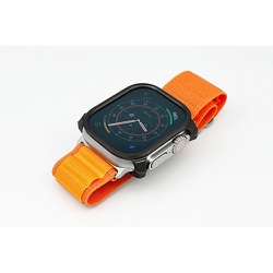 GW-515 [Solid bumper for Apple Watch Ultra ブラック（Ultra用、49mm） Apple Watchケース アルミ削り出し]