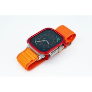 GW-516 [Solid bumper for Apple Watch Ultra レッド（Ultra用、49mm） Apple Watchケース アルミ削り出し]