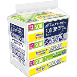 スコッティ ファイン ペーパーふきん サッとサッと 3個パック