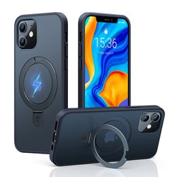 X00RP118B040 UPRO OstandMatteCase 12/12Pro Bla [iPhone 12/12 Pro用ケース Black]