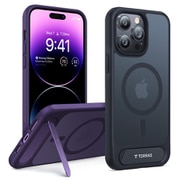 X00RP109K002 UPRO PstandCase 14ProMaxDarkPurple [iPhone 14 Pro Max用ケース Dark Purple]