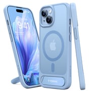 X00FX0721 UPRO Pstand Case 15 Light Blue [iPhone 15用ケース Light Blue]