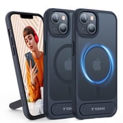 X00FX0406 UPRO Pstand Case 15 Plus Black [iPhone 15 Plus用ケース Black]