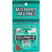 MM-18 [カジュアルテープ（幅20mm×6m） レッド]
