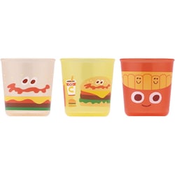 バーガーコンクス 抗菌ベビーコップ 3P BCUP1AG