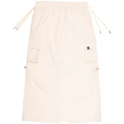smoAmeldskaLwht [Mesh layered double sided skirt L ホワイト]