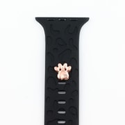 IQ-AWDECO3-RGO [Apple Watch ワンポイントチャーム 肉球（003） ピンクゴールド]