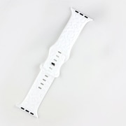 IQ-AW031B45-WH [Apple Watch 45/44/42mm レオパード シリコンバンド （031） ホワイト]