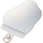 P-STHD1DEMR [スマホ ストラップホルダー シート ケーブル穴用 1口タイプ 1枚入り ストラップシート タグパッチ 雲 ＆Me ミラー]