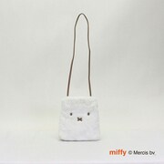 6042 B215 フェイスホワイトミルクティー [限定 miffy（ミッフィー） 秋冬ファー ミニショルダー]