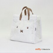 6033 B215 フェイスホワイト/ミルクティー [限定 miffy（ミッフィー） 秋冬ファー 2WAYトート]
