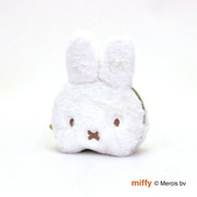 7117 B215 フェイスホワイト/ミルクティー [限定 miffy（ミッフィー） 秋冬ファー ダイカットポーチ]