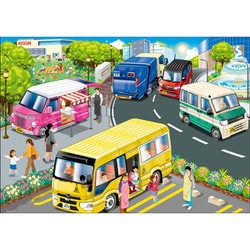 公文 くもん KUMON ジグソーパズル はたらく車のなかまSTEP２３4 くもんのジグソーパズル STEP3 はたらく車のなかまたち