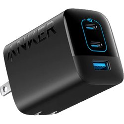 USB急速充電器 Anker 336 Charger 67W USB PD（パワーデリバリー）対応 USB-C×2/USB-A×1 3台同時充電可能 折りたたみ式プラグ搭載 ブラック A2674N11