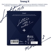 YOUNG K (DAY6) / LETTERS WITH NOTES (DIGIPACK VER) [K-POP 輸入盤CD]