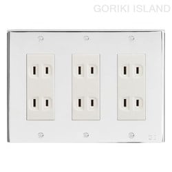GORIKI ISLAND（ゴーリキアイランド） コンセントプレ-ト PCN 03 CR 790216
