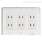 GORIKI ISLAND(ゴーリキアイランド) コンセントプレ-ト PCN 03 CR 790216