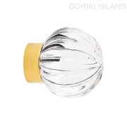 GORIKI ISLAND(ゴーリキアイランド) ガラス ツマミ RD M 620901