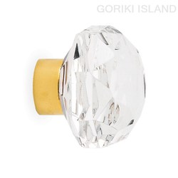 GORIKI ISLAND（ゴーリキアイランド） ガラス ツマミ OR M 620905