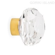 GORIKI ISLAND(ゴーリキアイランド) ガラス ツマミ OR M 620905