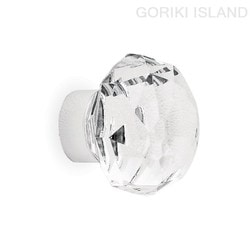 GORIKI ISLAND（ゴーリキアイランド） ガラス ツマミ OR S CR 620910