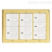 GORIKI ISLAND(ゴーリキアイランド) スイッチプレ-ト PC 03 PVD 790203