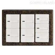 GORIKI ISLAND(ゴーリキアイランド) スイッチプレ-ト PC 03 AN 790223