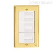 GORIKI ISLAND(ゴーリキアイランド) スイッチプレ-ト PC P 890201
