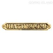630020 [GORIKI ISLAND（ゴーリキアイランド） サイン BATHROOM]