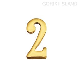 GORIKI ISLAND（ゴーリキアイランド） ブラスナンバ- 30 2 820132