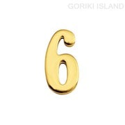 820136 [GORIKI ISLAND（ゴーリキアイランド） ブラスナンバ- 30 6]
