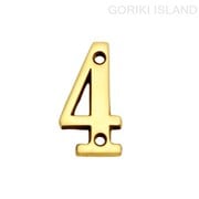 820234 [GORIKI ISLAND（ゴーリキアイランド） ブラスナンバ- 51 4]