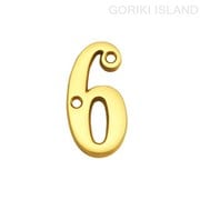820236 [GORIKI ISLAND（ゴーリキアイランド） ブラスナンバ- 51 6]
