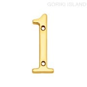 820331 [GORIKI ISLAND（ゴーリキアイランド） ブラスナンバ- 76 1]