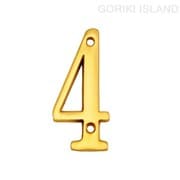 820334 [GORIKI ISLAND（ゴーリキアイランド） ブラスナンバ- 76 4]