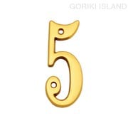 820335 [GORIKI ISLAND（ゴーリキアイランド） ブラスナンバ- 76 5]