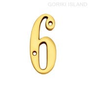 820336 [GORIKI ISLAND（ゴーリキアイランド） ブラスナンバ- 76 6]