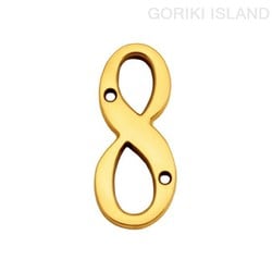GORIKI ISLAND（ゴーリキアイランド） ブラスナンバ- 76 8 820338
