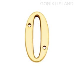 GORIKI ISLAND（ゴーリキアイランド） ブラスナンバ- 76 0 820340