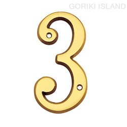 GORIKI ISLAND（ゴーリキアイランド） ブラスナンバ- 102 3 820433