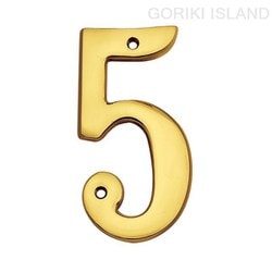 GORIKI ISLAND（ゴーリキアイランド） ブラスナンバ- 102 5 820435