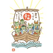 2024年お年玉ぽち袋 七福神辰 3枚入 VR475