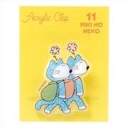限定 アクリルクリップ 11ぴきのねこ 花 G055-25