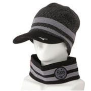 E2MWA50509 [BTニットキャップネックウォーマーツキ ブラック （MEN’S）]