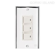 GORIKI ISLAND(ゴーリキアイランド) スイッチプレ-ト PL 03 CR 790023