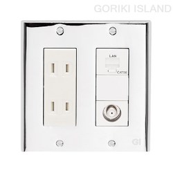 GORIKI ISLAND（ゴーリキアイランド） スイッチプレ-ト PL 06 CR 790024